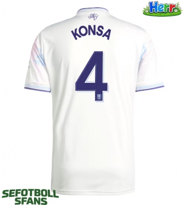 Aston Villa Ezri Konsa #4 Tredje Tröja 2025-26 Kortärmad